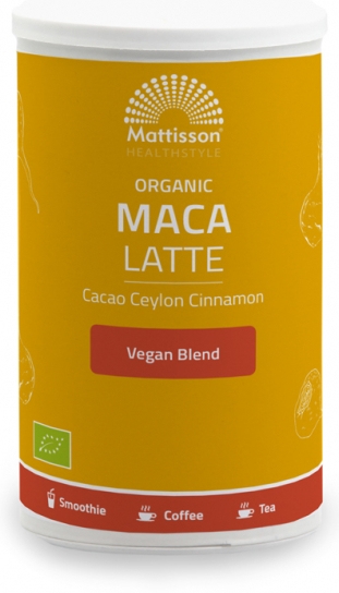 Organic Maca Latte, 160 g, Mattisson Healthstyle
