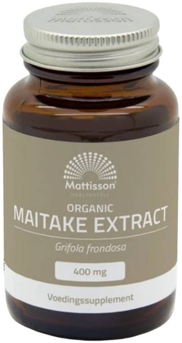 Organic Maitake Extract, 400 mg, 60 capsule, Mattisson Healthstyle