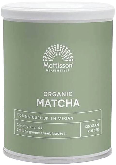Organic Matcha, 125 g, Mattisson Healthstyle
