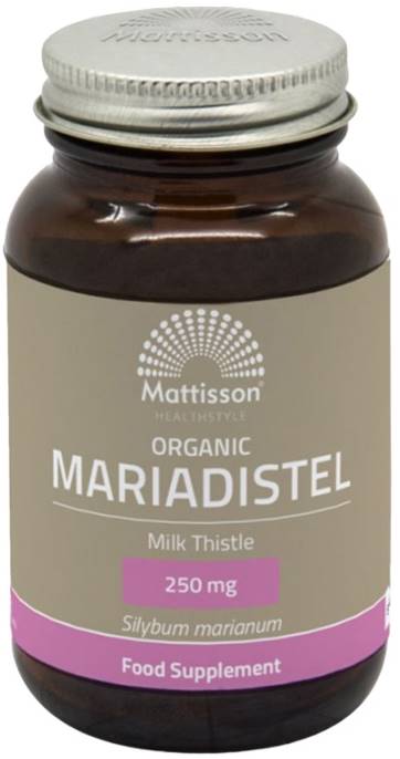Organic Milk Thistle, 250 mg, 120 capsule, Mattisson Healthstyle