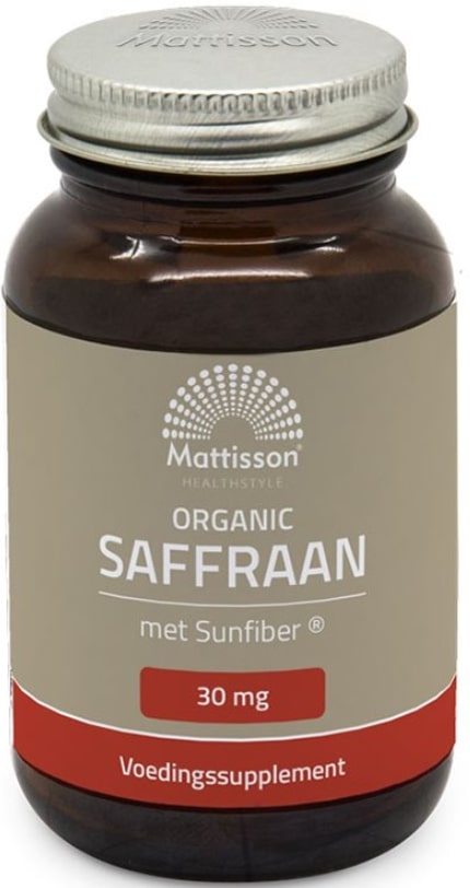 Organic Saffron, 60 capsule, Mattisson Healthstyle