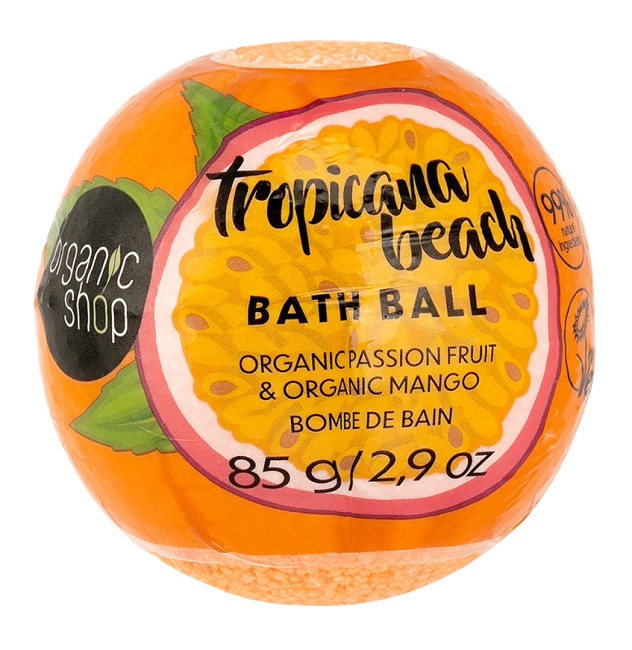 Organic Shop Bombă de baie Tropicana Beach, 85 g