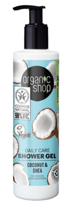 Organic Shop Gel de duș Coconut & Shea, 280 ml