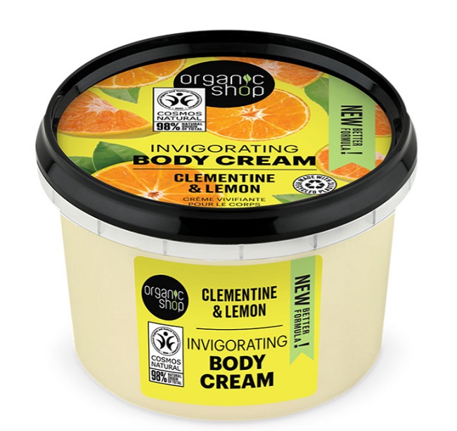 Organic Shop Cremă de corp Clementine &amp; Lemon, 250 ml