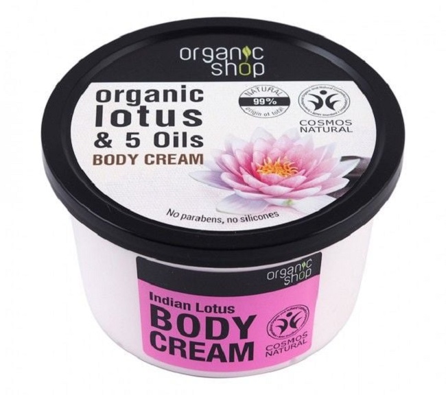 Organic Shop Cremă de corp Lotus, 250 ml