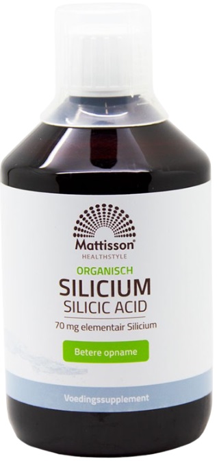 Organic Silicium, 70 mg, 500 ml, Mattisson Healthstyle