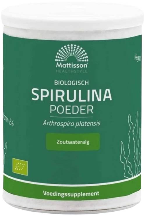 Mattisson Healthstyle Pudră Organică de Spirulină, 125 g