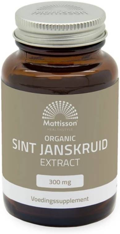 Mattisson Healthstyle Extract organic de sunătoare, 300 mg, 90 capsule