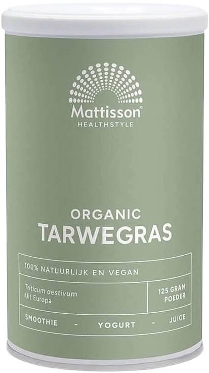 Mattisson Healthstyle Organic Tarwegras, 125 g