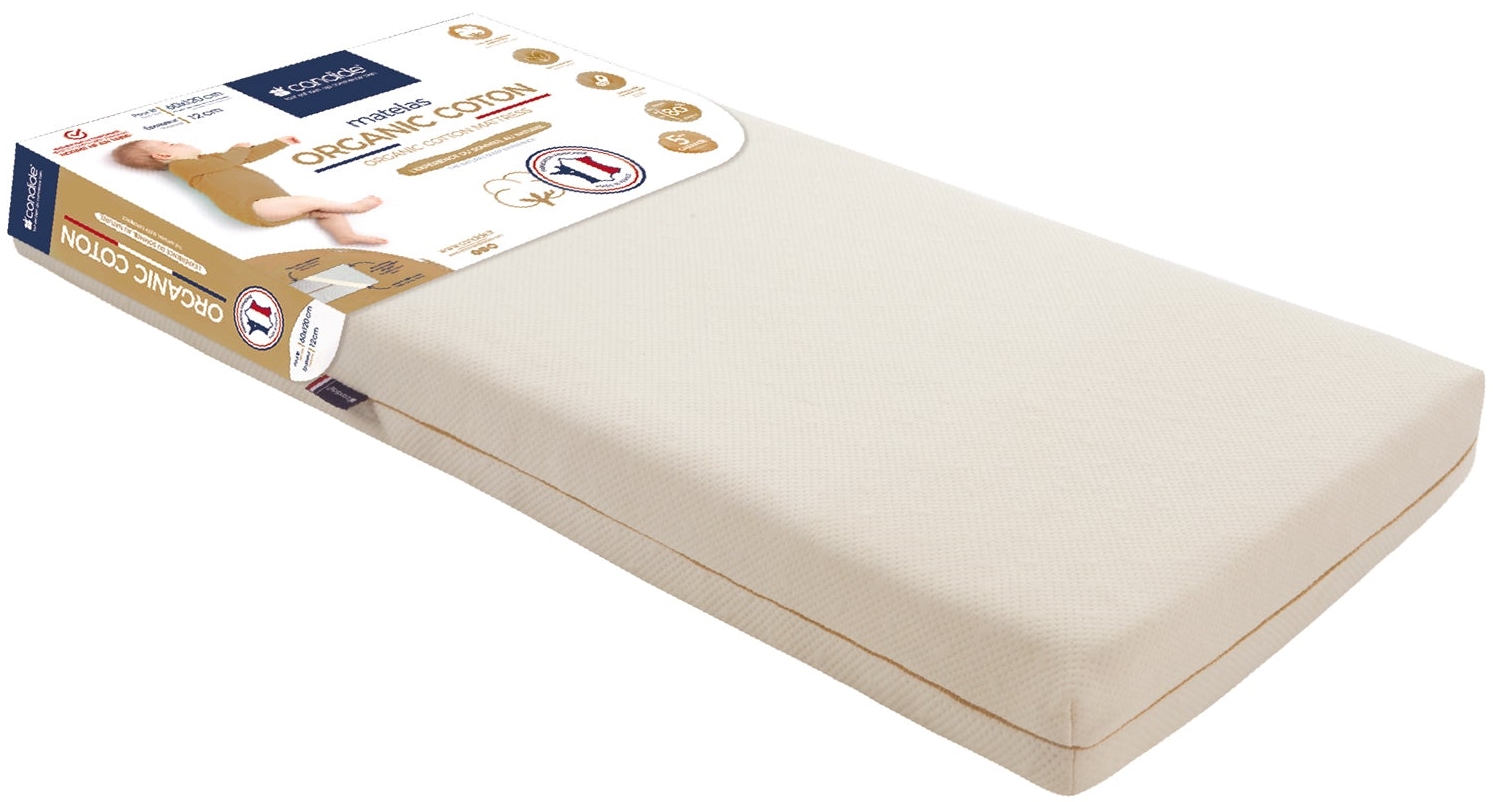 Saltea Organica Candide, 60 x 120 x 12 cm