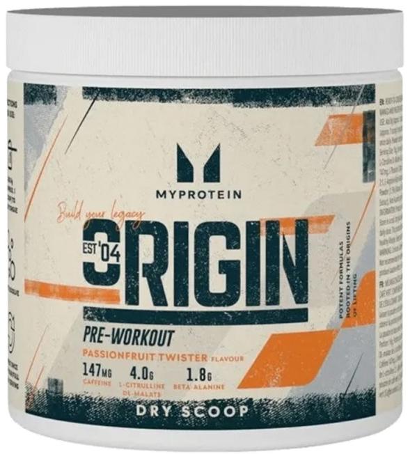 Origin Pre-Workout, fructul pasiunii, 288 g, Myprotein