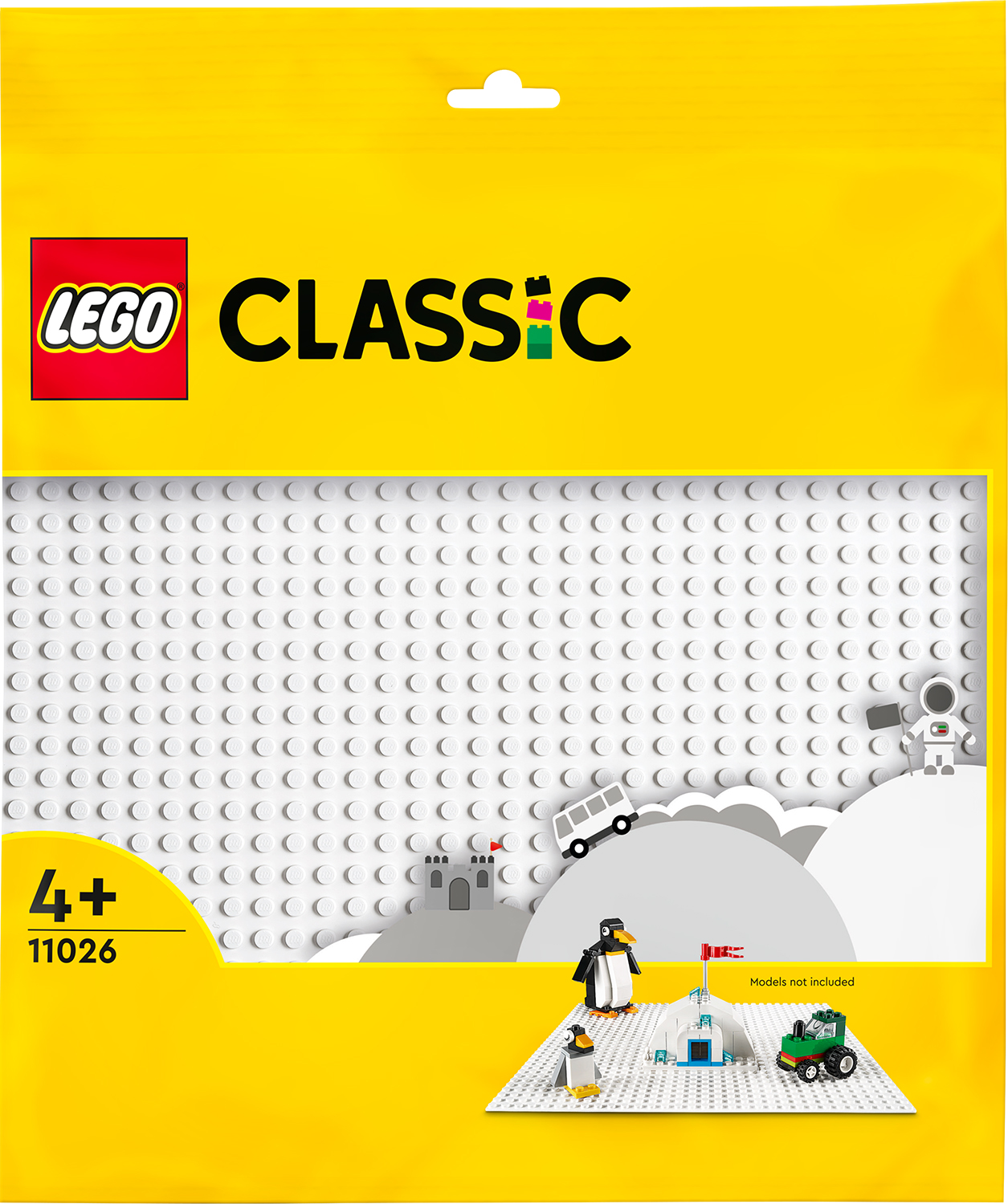 Constructor LEGO Classic - Placa de baza, alba (11026)