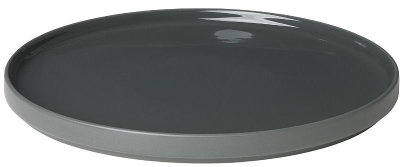 Farfuria principală Blomus - Pilar, 27 cm, gri-verde