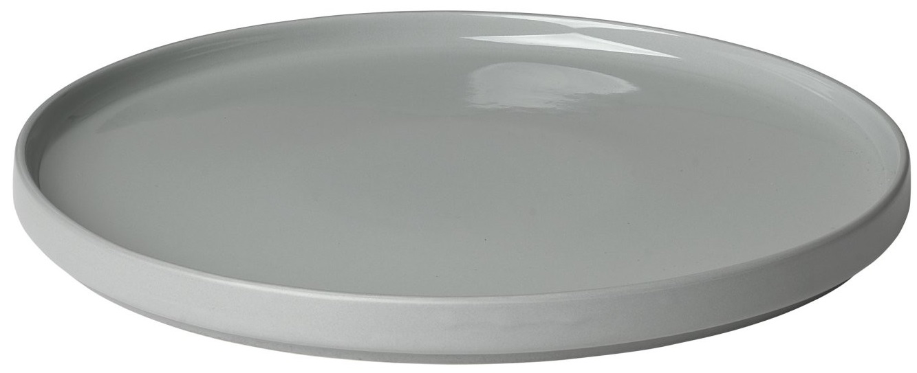 Farfuria principală Blomus - Pilar, 27 cm, gri deschis