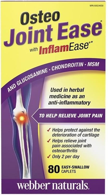 Osteo Joint Ease, 80 de capsule, Webber Naturals