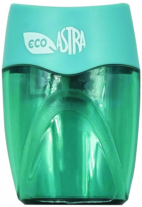 Ascuțitoare Astra Eco - Verde, cu 2 găuri