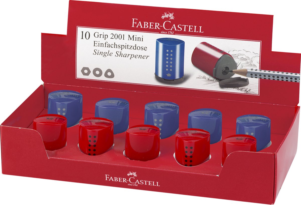 Faber-Castell Grip- 2001, individual, cu recipient, asortiment