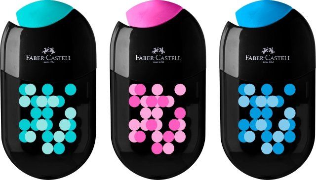 Ascutitoare cu radiera Faber-Castell - sortiment
