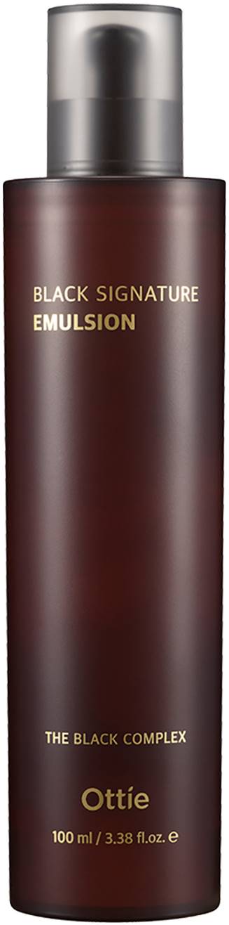 Ottie Black Signature Emulsie facială cu mucină de melc negru, 100 ml