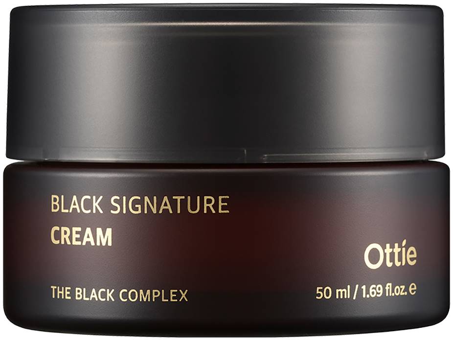 Ottie Black Signature Cremă facială cu mucină de melc negru, 50 ml