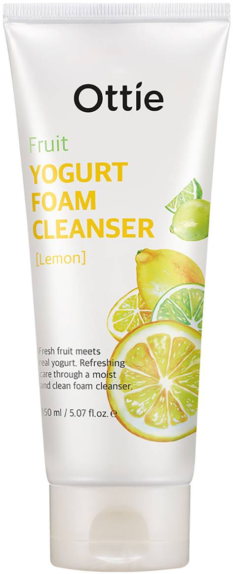 Ottie Fruit Spumă de curățare facială cu iaurt și lămâie, 150 ml