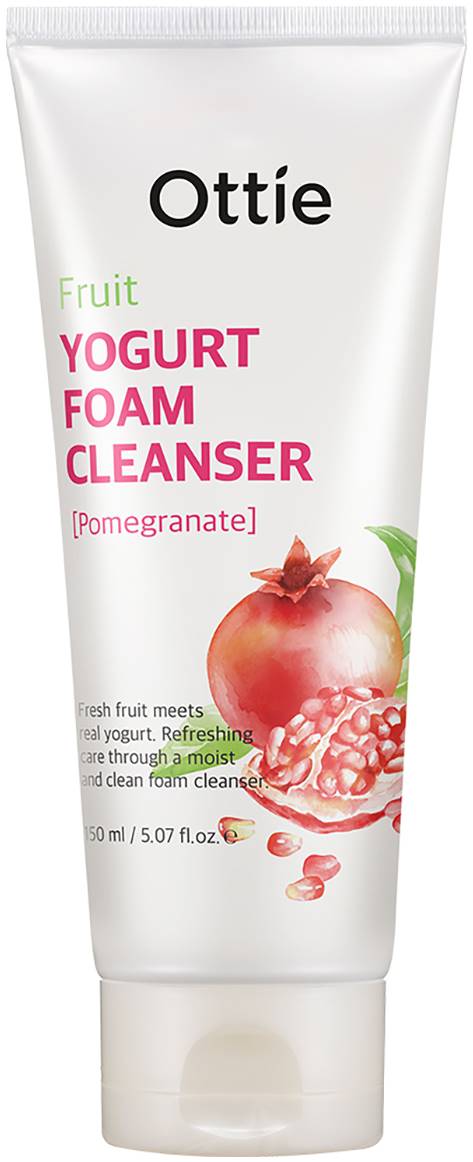 Ottie Fruit Spumă de curățare facială cu iaurt și rodie, 150 ml