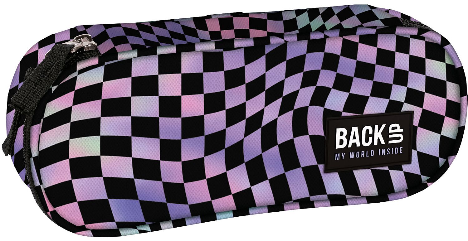 Penar oval  Back Up 7 A - Wavy Chessboard