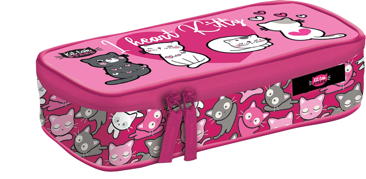 Penar oval  Lizzy Card KitTok Heart Kitty - Comfort