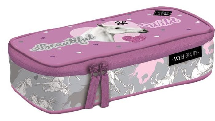 Penar oval Lizzy Card Wild Beauty Purple - Confort, cu 1 fermoar
