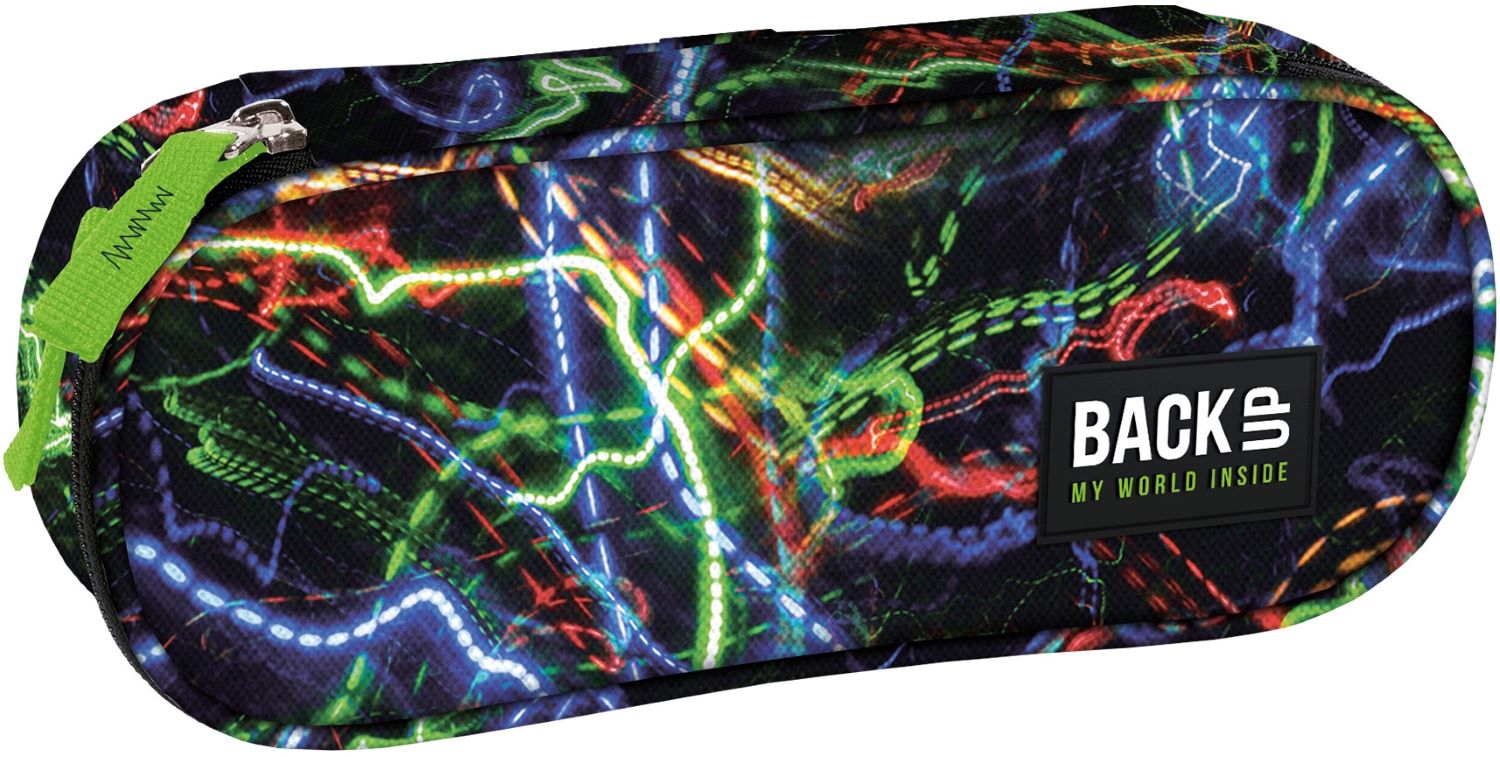 Penar scolar oval BackUp A - Neon