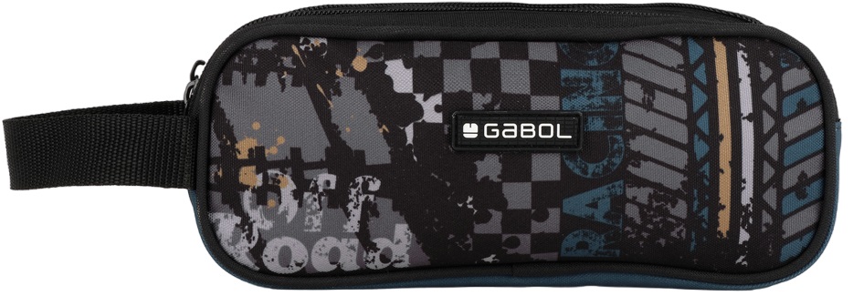 Penar scolar oval Gabol Road - Cu 3 compartimente