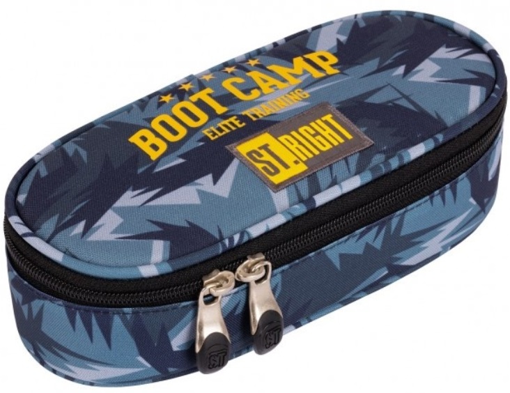 Penar școlar oval  St. Right Boot Camp - Cu 1 fermoar