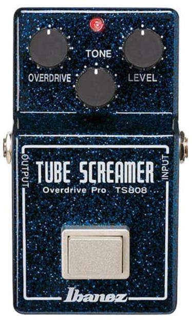 Pedală Overdrive Ibanez - Tube Screamer TS808 45th, albastru