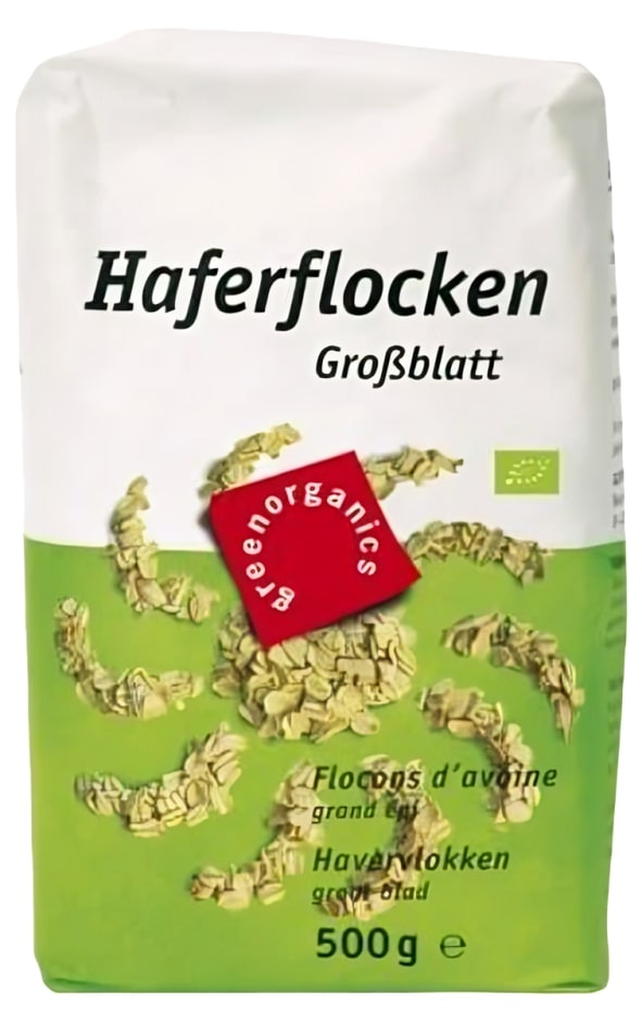 Fulgi de ovăz, mari, 500 g, Green