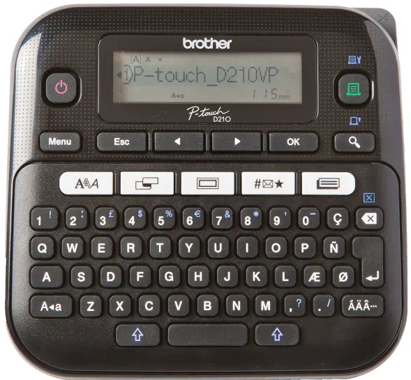 Imprimantă de etichete Brother - P-touch PTD210VP, negru