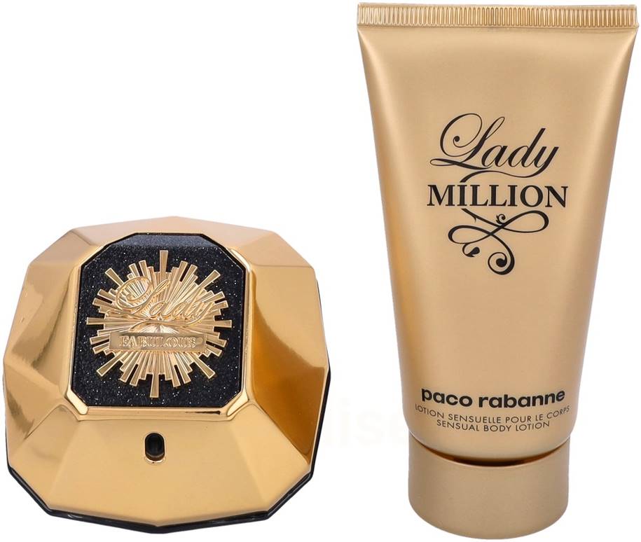 Paco Rabanne Lady Million Set Fabulous - Apă de parfum  și Loțiune, 50 + 75 ml