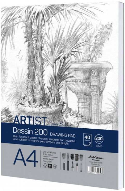 Carnet de schite Drasca Dessin 200 - 40 file, A4