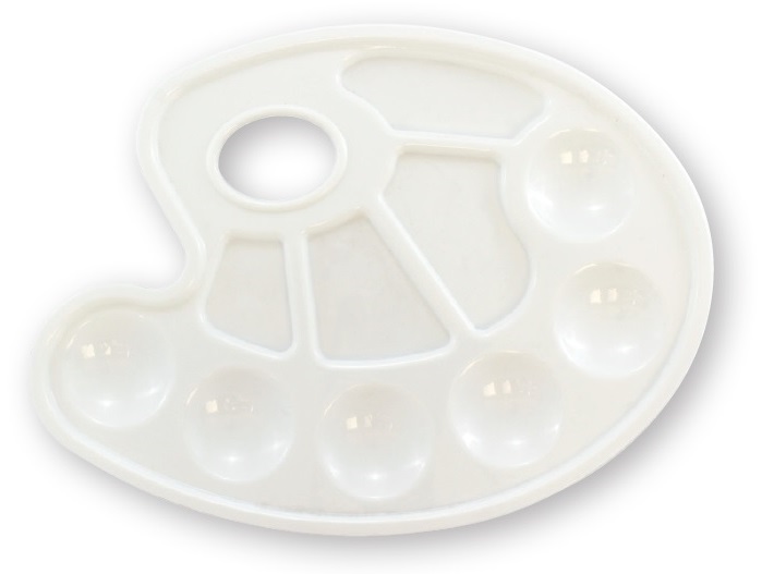 Paleta amestec culori Spree - Alba, 22.5 cm