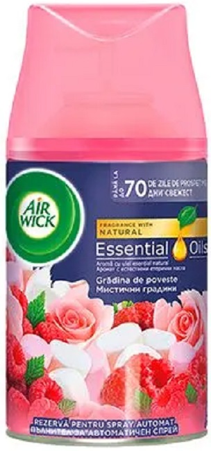 Rezervă odorizant Air Wick - Grădini misterioase, 250 ml