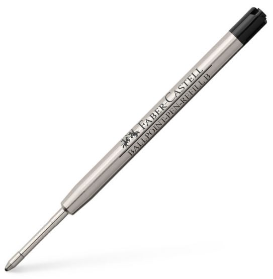 Rezerva pix G2 B Faber Castell - Metalic, negru