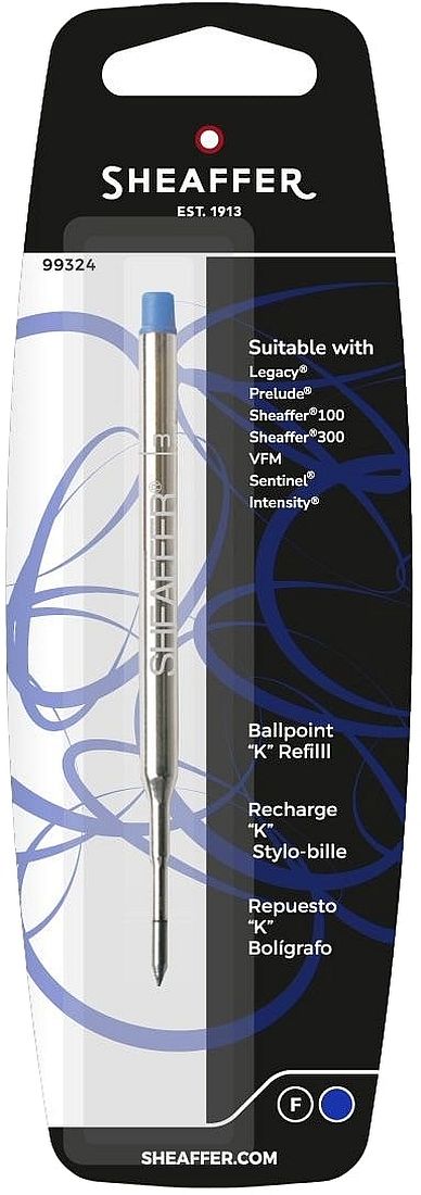 Rezervă de pix Sheaffer K Style - Albastru închis, F