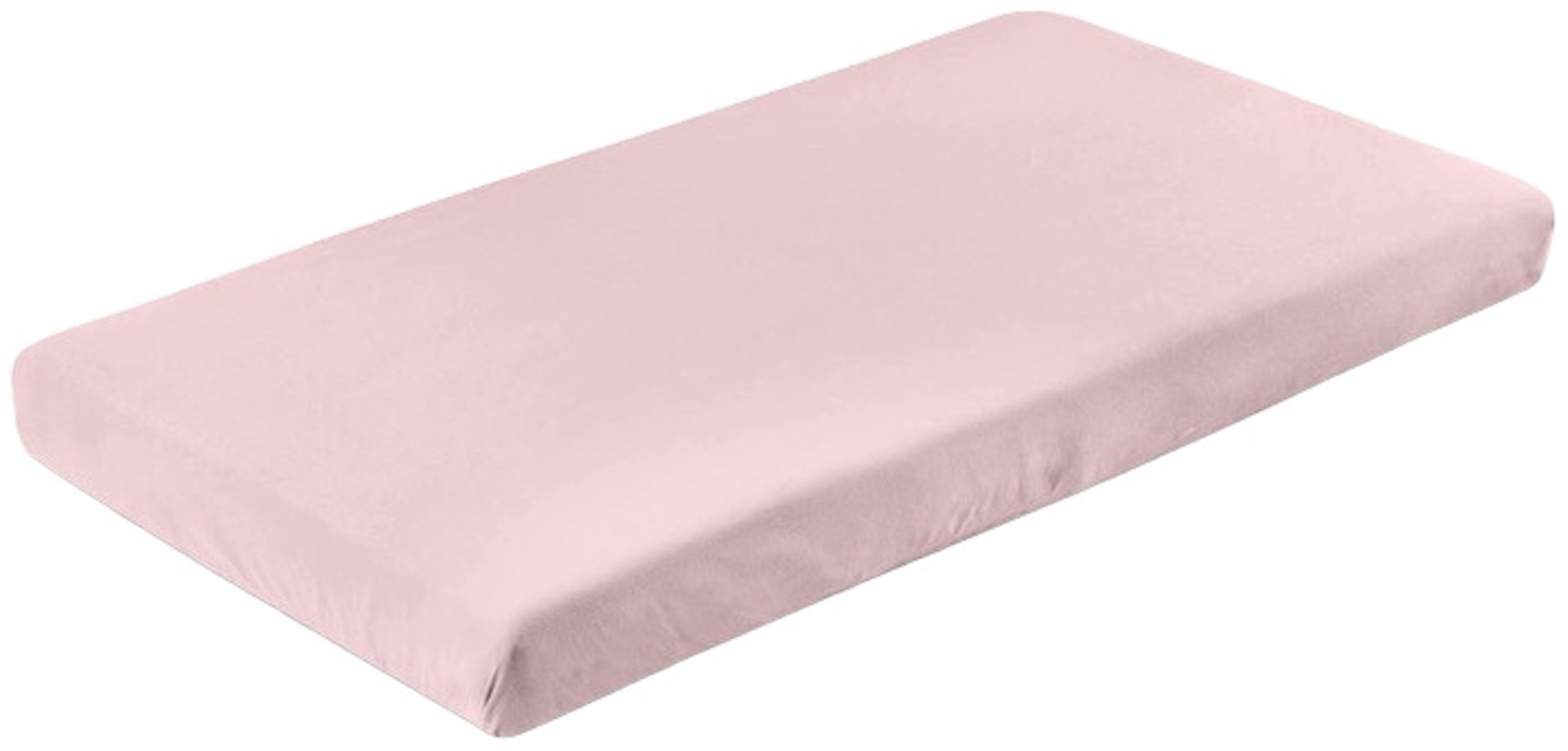 Cearșaf de bumbac cu elastic Sensillo - Roz, 160 х 80 cm