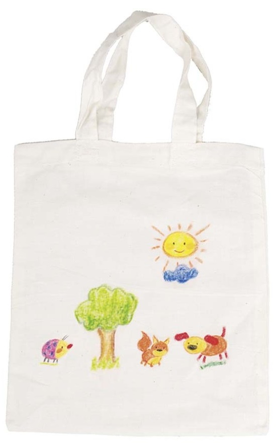 Geantă de desen din bumbac Goki - Mare, 38 х 42 cm