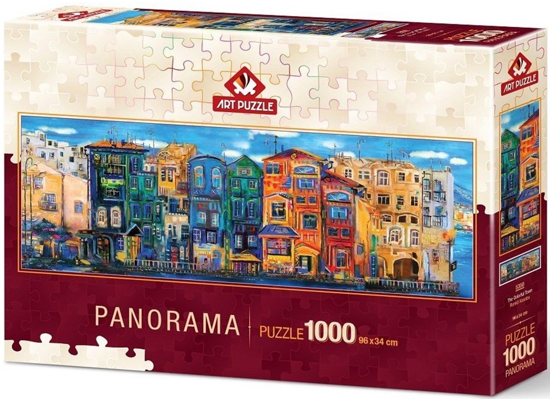 Puzzle panoramic Art Puzzle din 1000 de piese - Orasul colorat