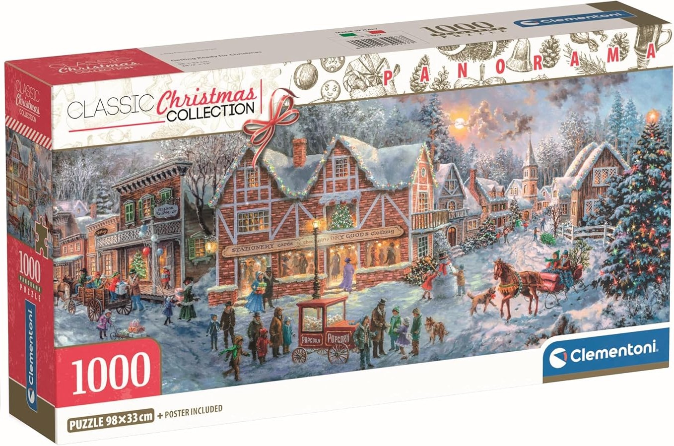 Puzzle panoramic Heye din 1000 de piese - Listo para o Nadal