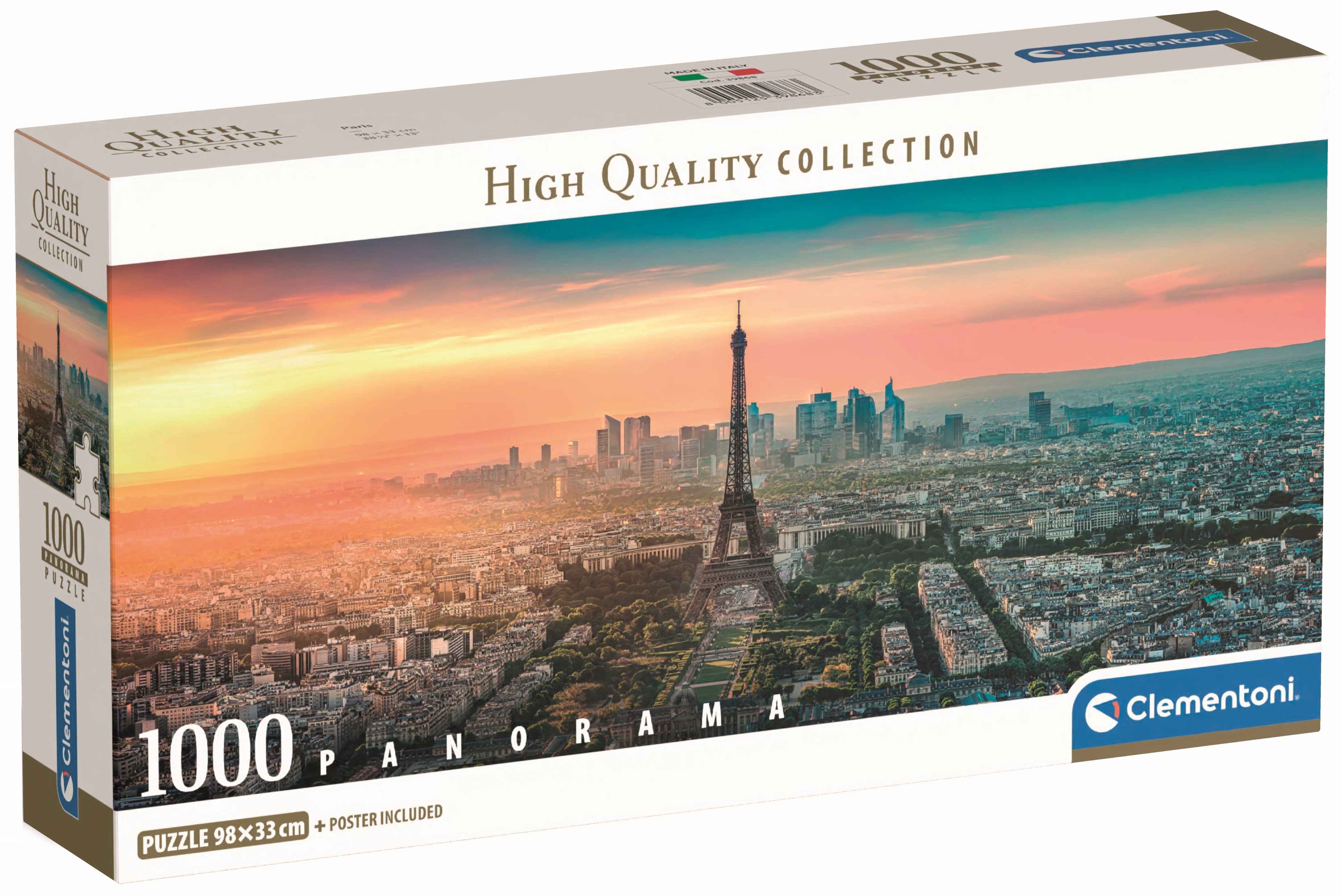 Puzzle panoramic Clementoni din 1000 piese - Paris
