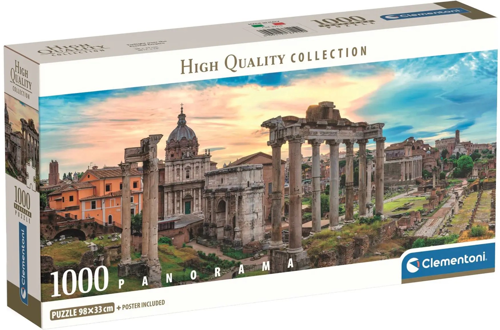 Puzzle panoramic Clementoni din 1000 piese - Amurg peste Imperiul Etern
