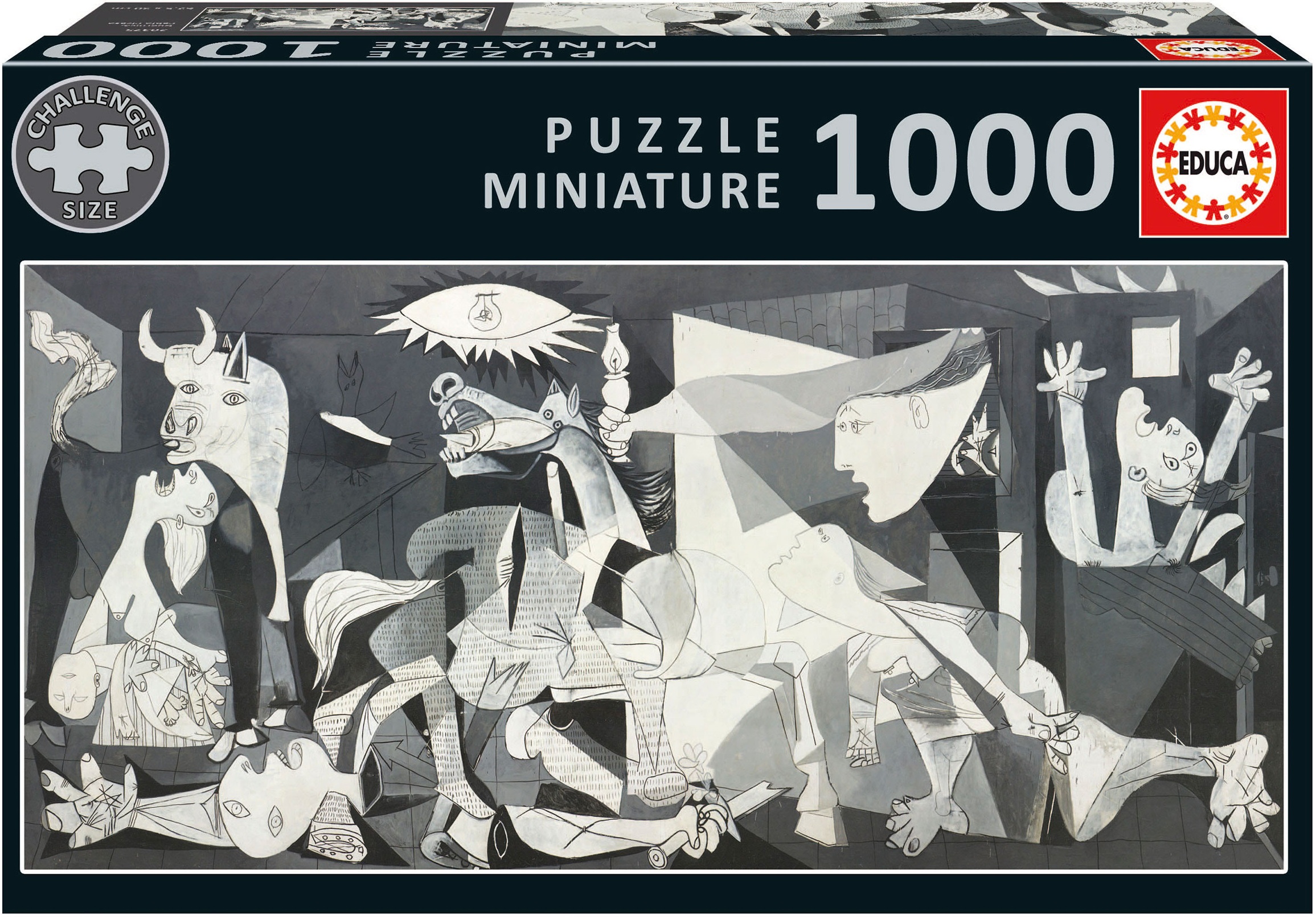 Puzzle panoramic Educa din 1000 piese - Guernica, Pablo Picasso