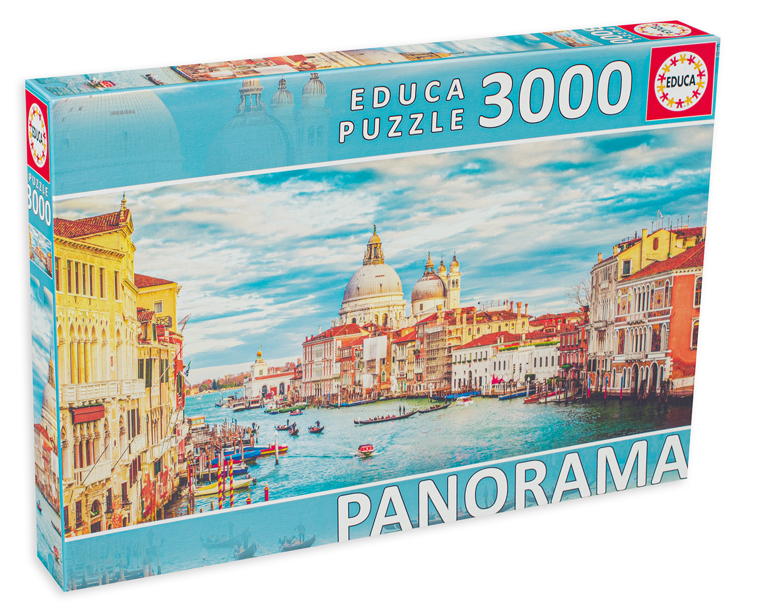 Puzzle panoramic Educa din 3000 de piese - Marele Canal Venetia