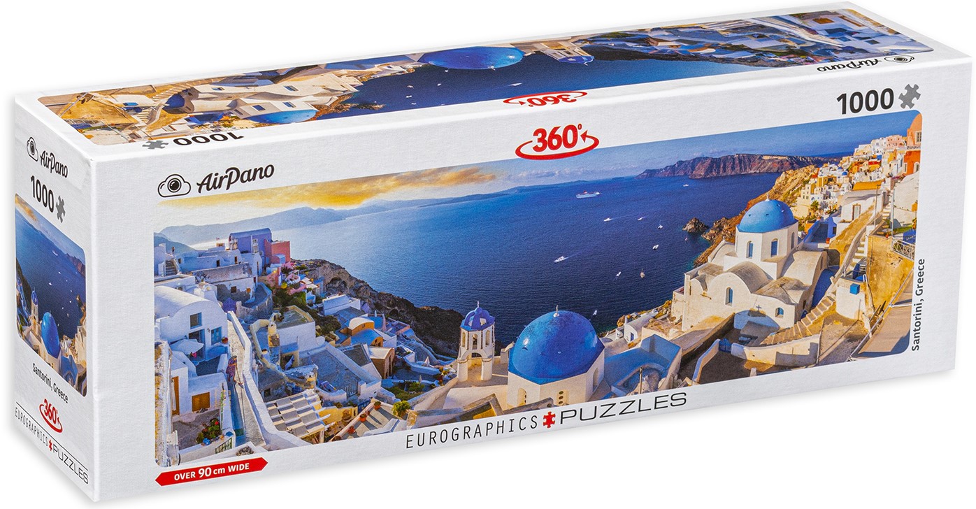 Puzzle panoramic Eurographics din 1000 de piese - Santorini, Grecia
